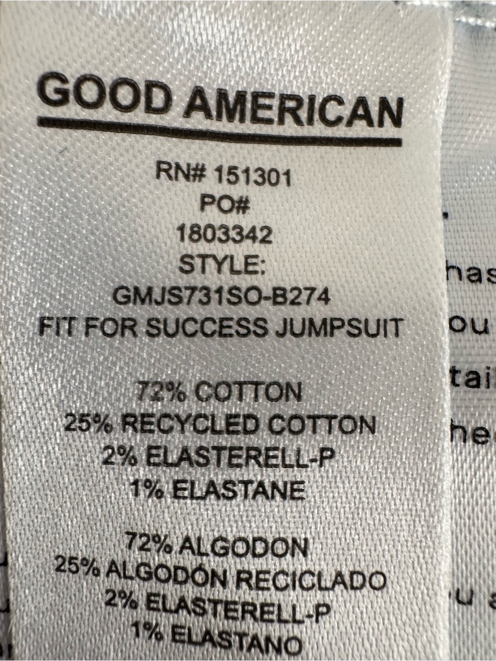 Good American Fit For Success Denim Jumpsuit Utility Boiler Suit 3XL - Picture 8 of 10